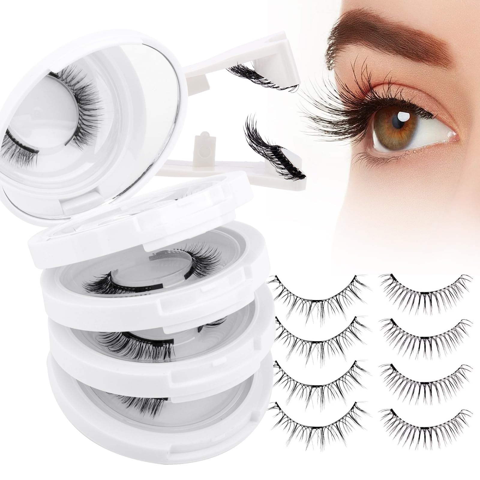 MagneticLash™ - Kit de Pestañas Magnéticas con Sistema de Aplicación